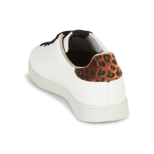 Victoria - TENIS EFECTO PIEL GLITTER - Blanc / Argenté