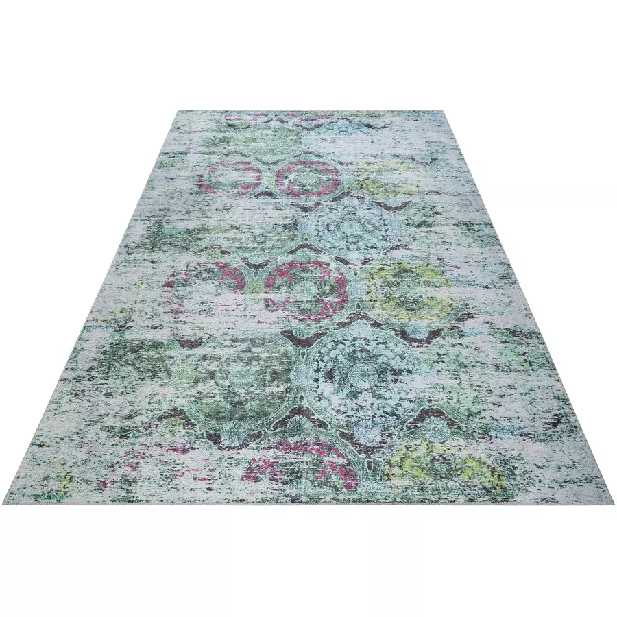 Wecon home Kurzflorteppich Focus grün,blau
