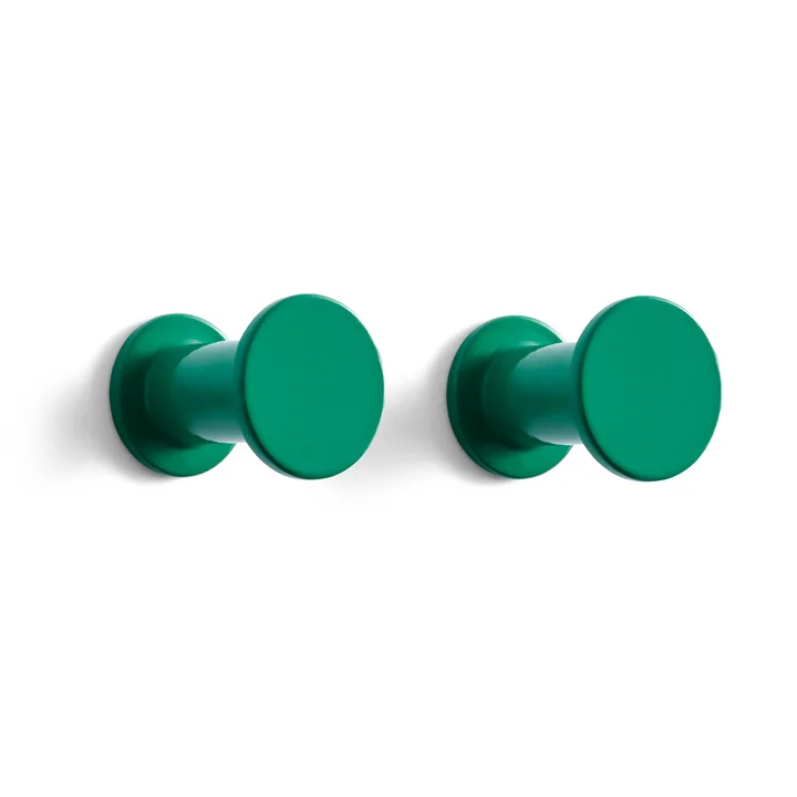 HAY - Bolt Kleiderhaken, grün (2er-Set)
