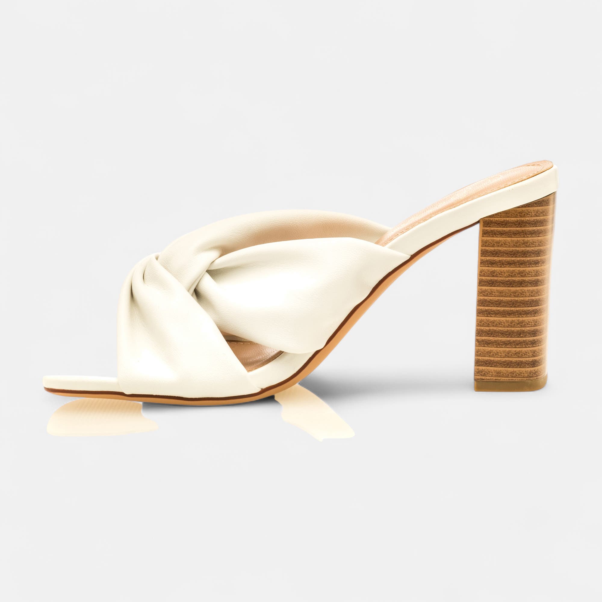 Mules à talon Femme blanc