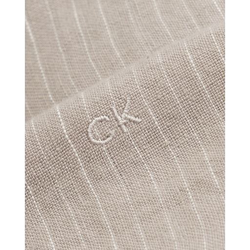 Calvin Klein Linen Stripe Skjorte, Atmosphere, 45