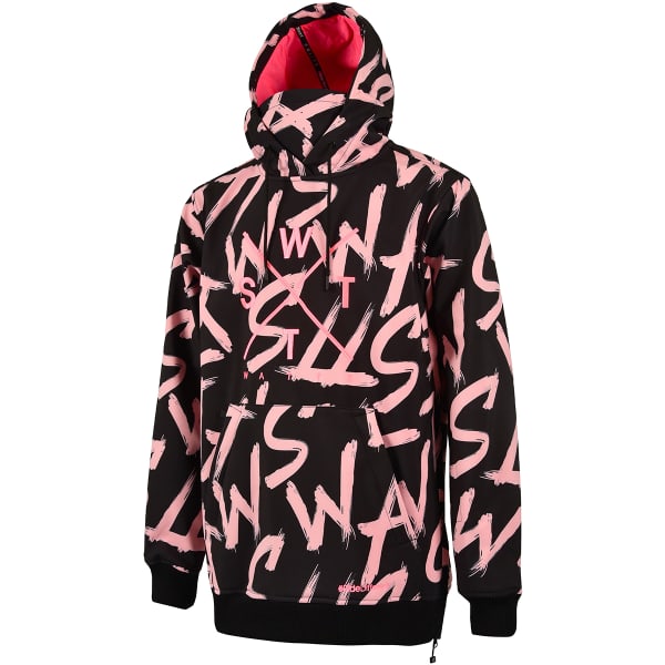 Veste softshell WATTS ORBITAL BRUSH BLACK/PINK