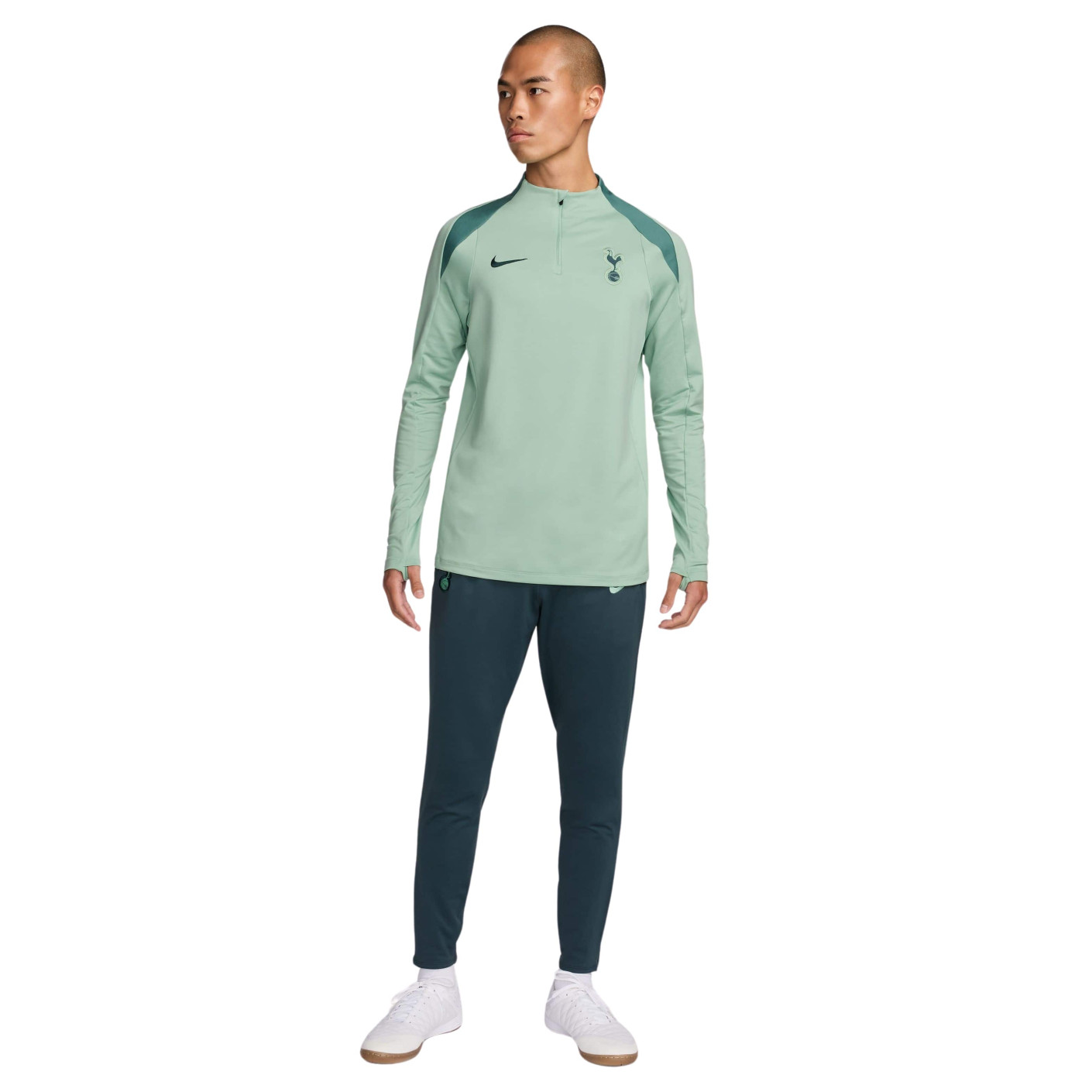 Nike Tottenham Hotspur Strike Trainingstrui 1/4-Zip 2024-2025 Lichtgroen Groen