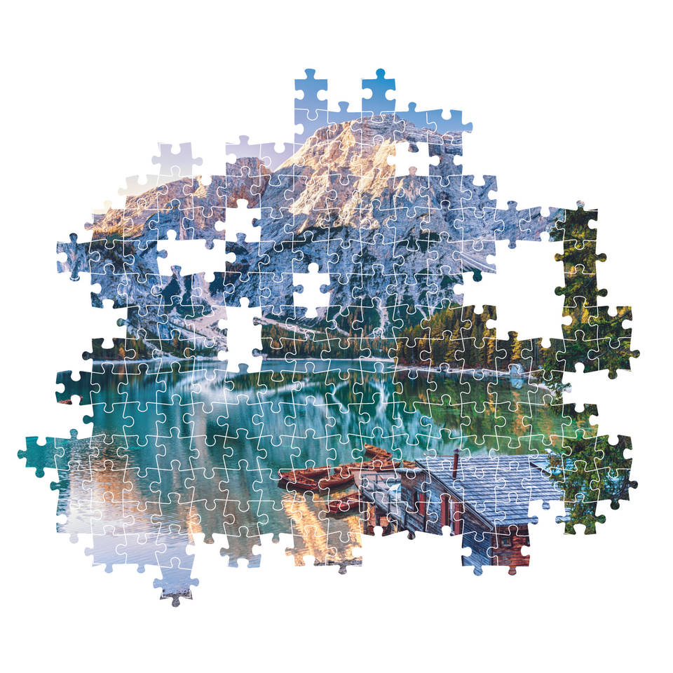 Clementoni puzzel smaragdmeer van Braies - 1000 stukjes