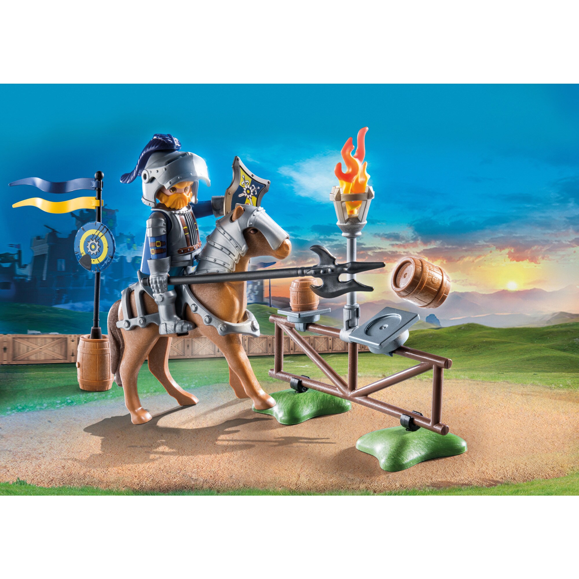 PLAYMOBIL Konstruktionsspielzeug Novelmore Übungsplatz