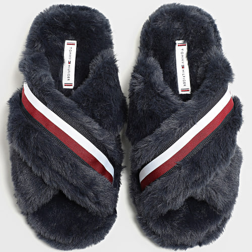 Chaussons Femme Cross Strap 7551 Bleu Marine
