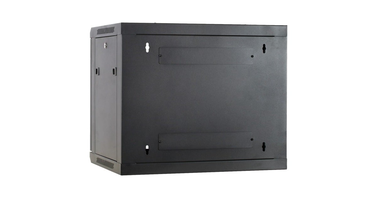 DSI9U wandkast met glazen deur - DS6409 server rack  (Zwart, 600 x 450 x 500mm)