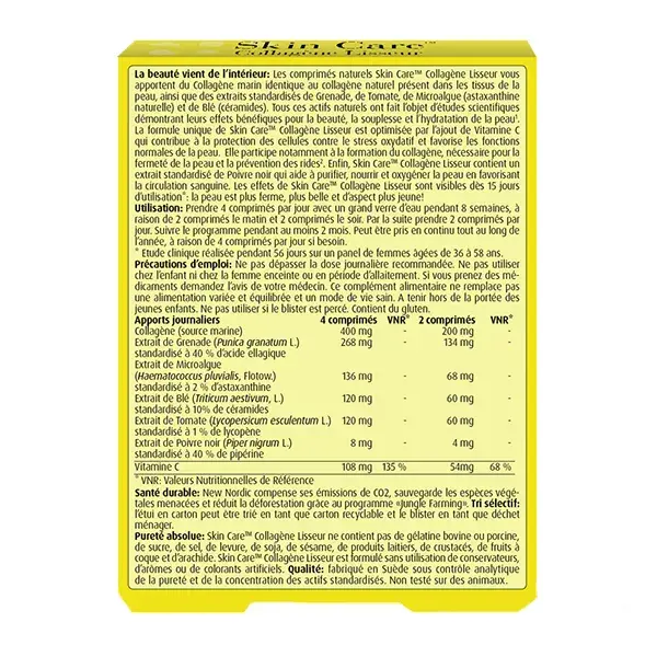 New Nordic Skin Care Collagen Smoothing 180 comprimidos