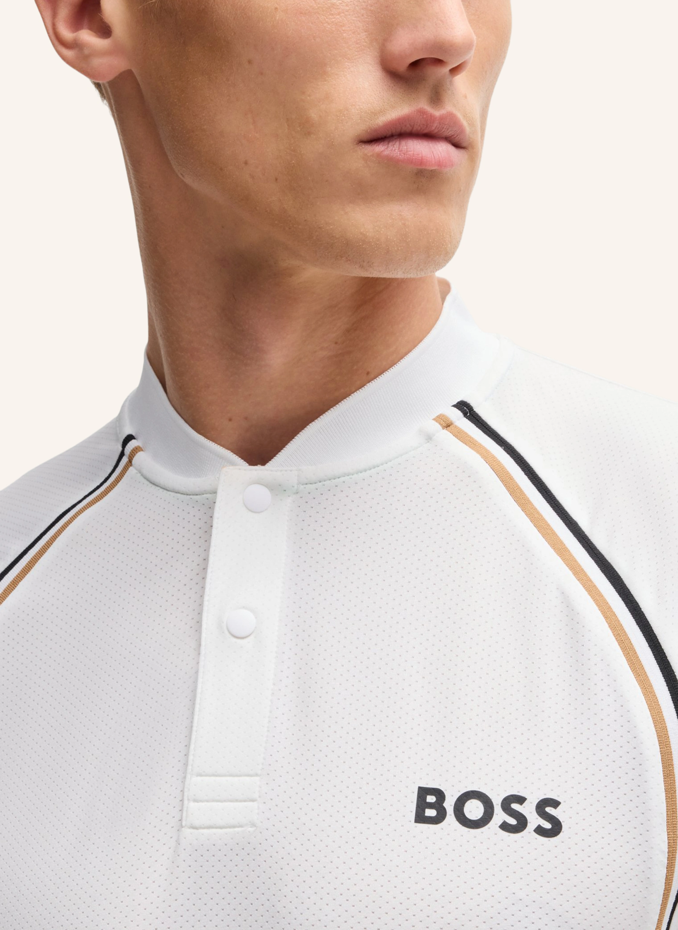 BOSS Poloshirt PARIQ TOC MESH Slim Fit
