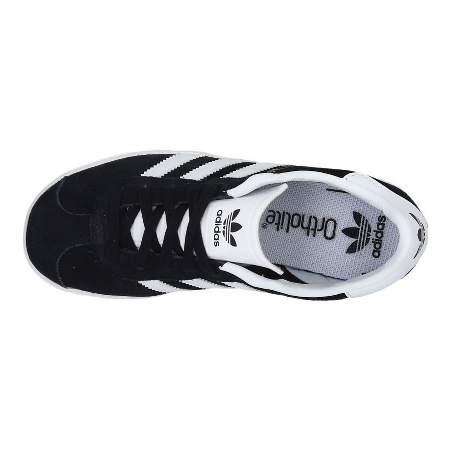 adidas Originals Chaussures Gazelle - Noir/Blanc/Doré Enfant