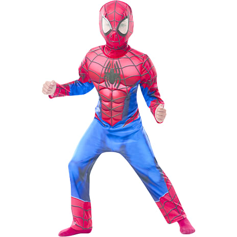 Spiderman deluxe kostume - str. 104 cm
