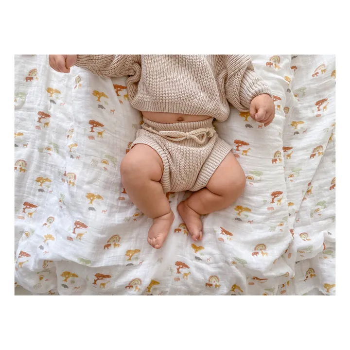 aden + anais Maxi-langes Keep Rising - Pack de 4 | Ocre