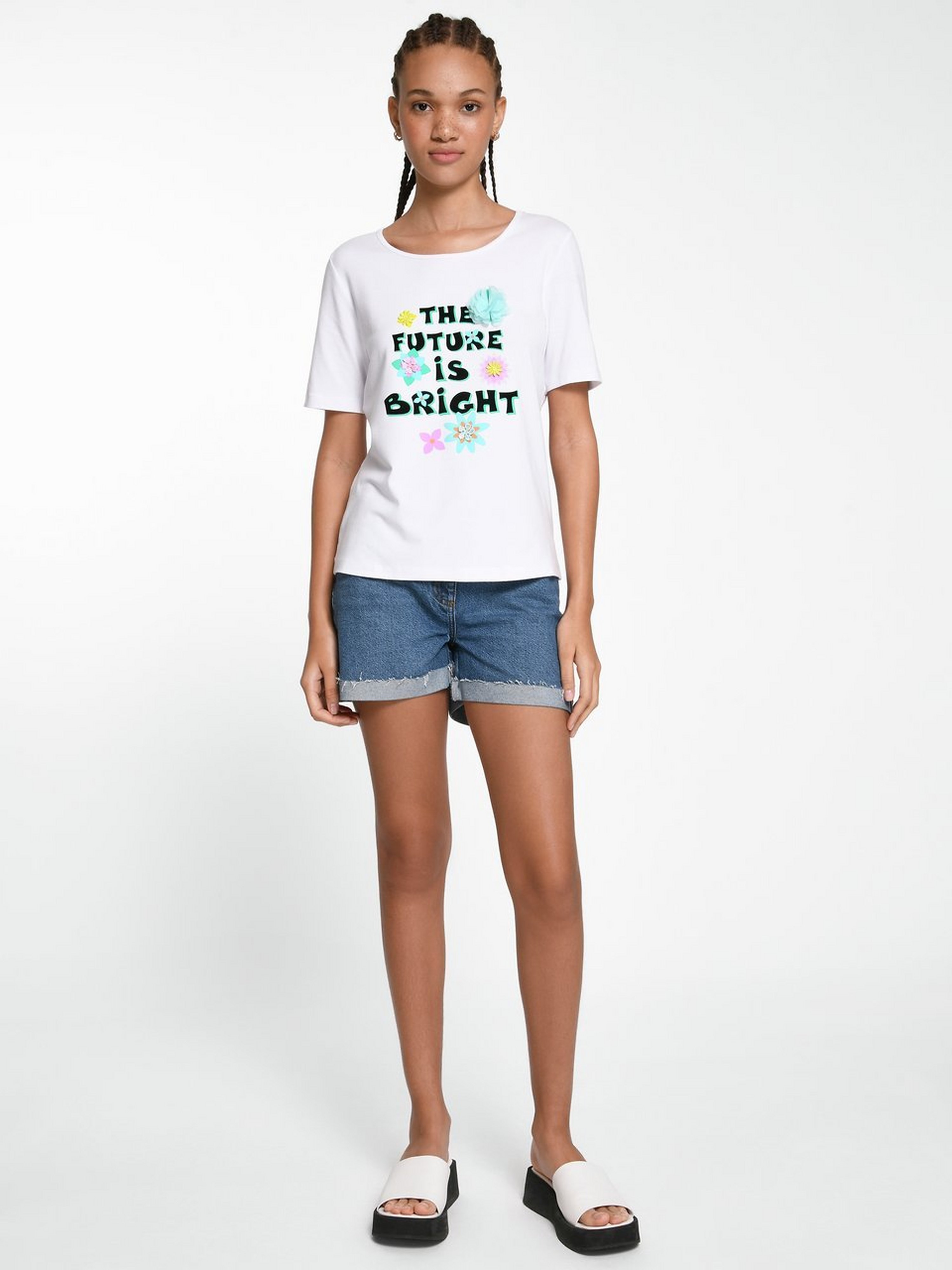 Rundhals-Shirt