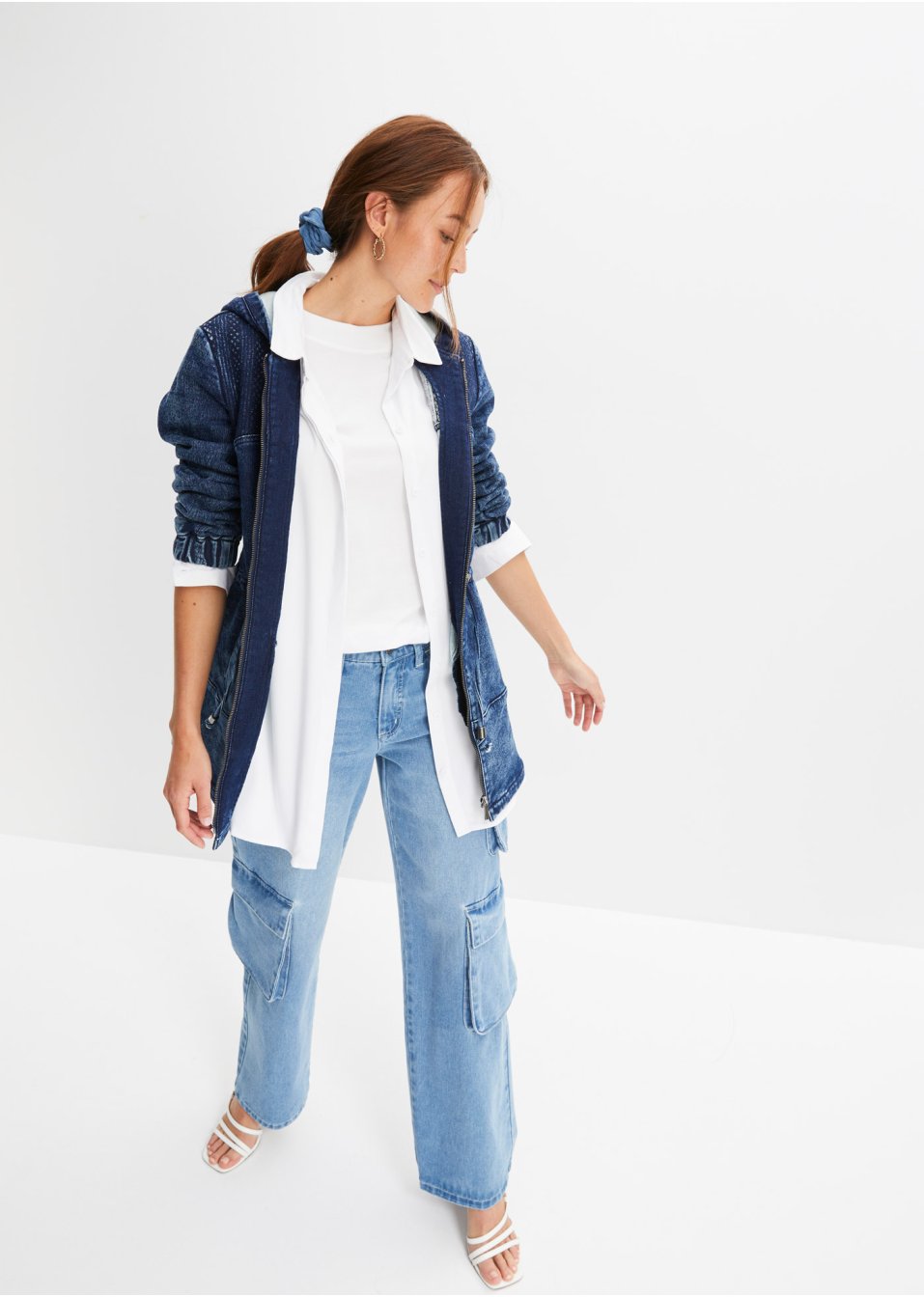 Parka en jean légère