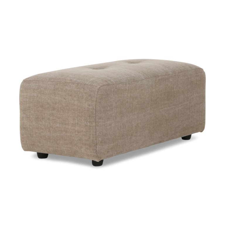 HKliving Vint hocker Small corduroy velvet aged gold