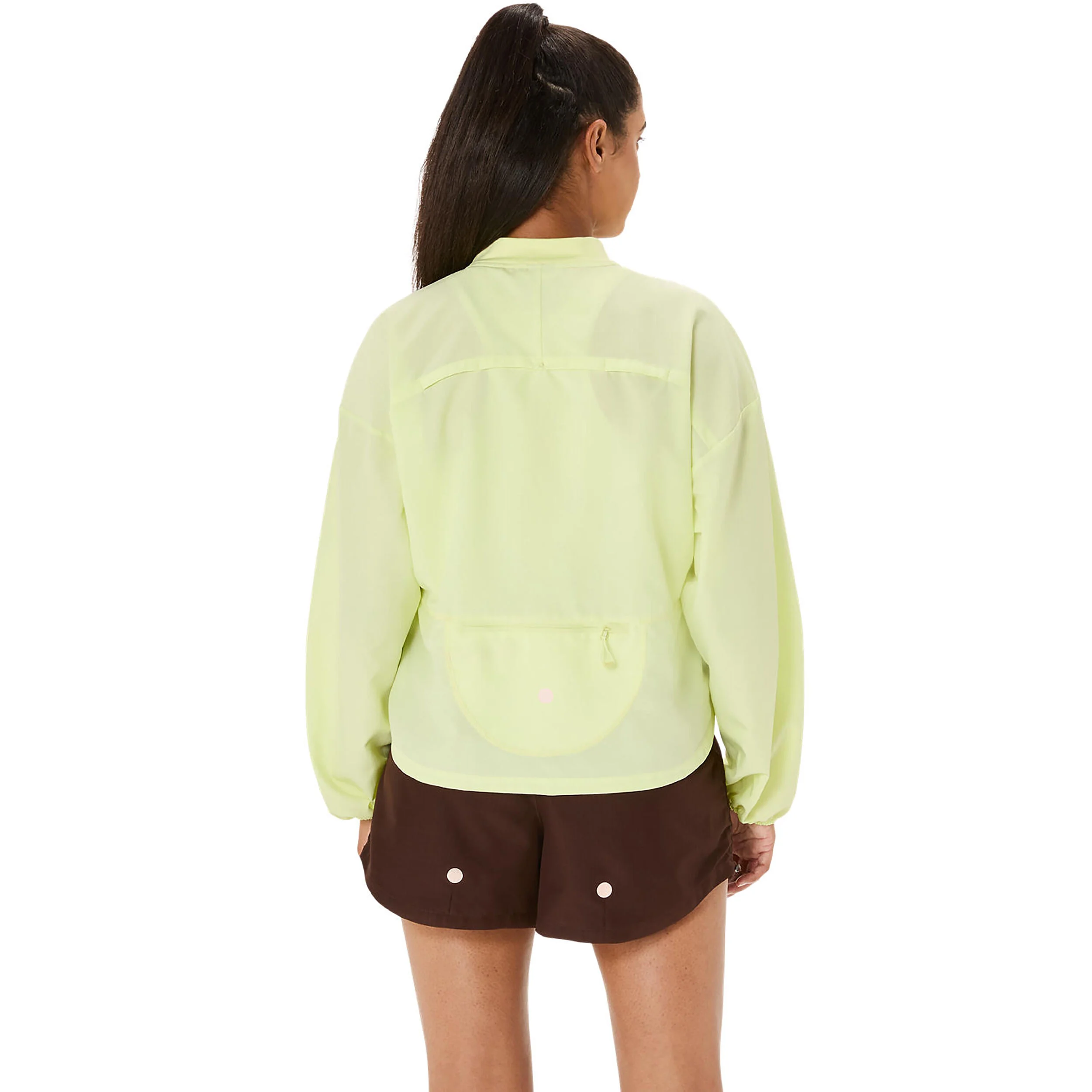 ASICS Nagino Run Veste Running Femmes - Jaune