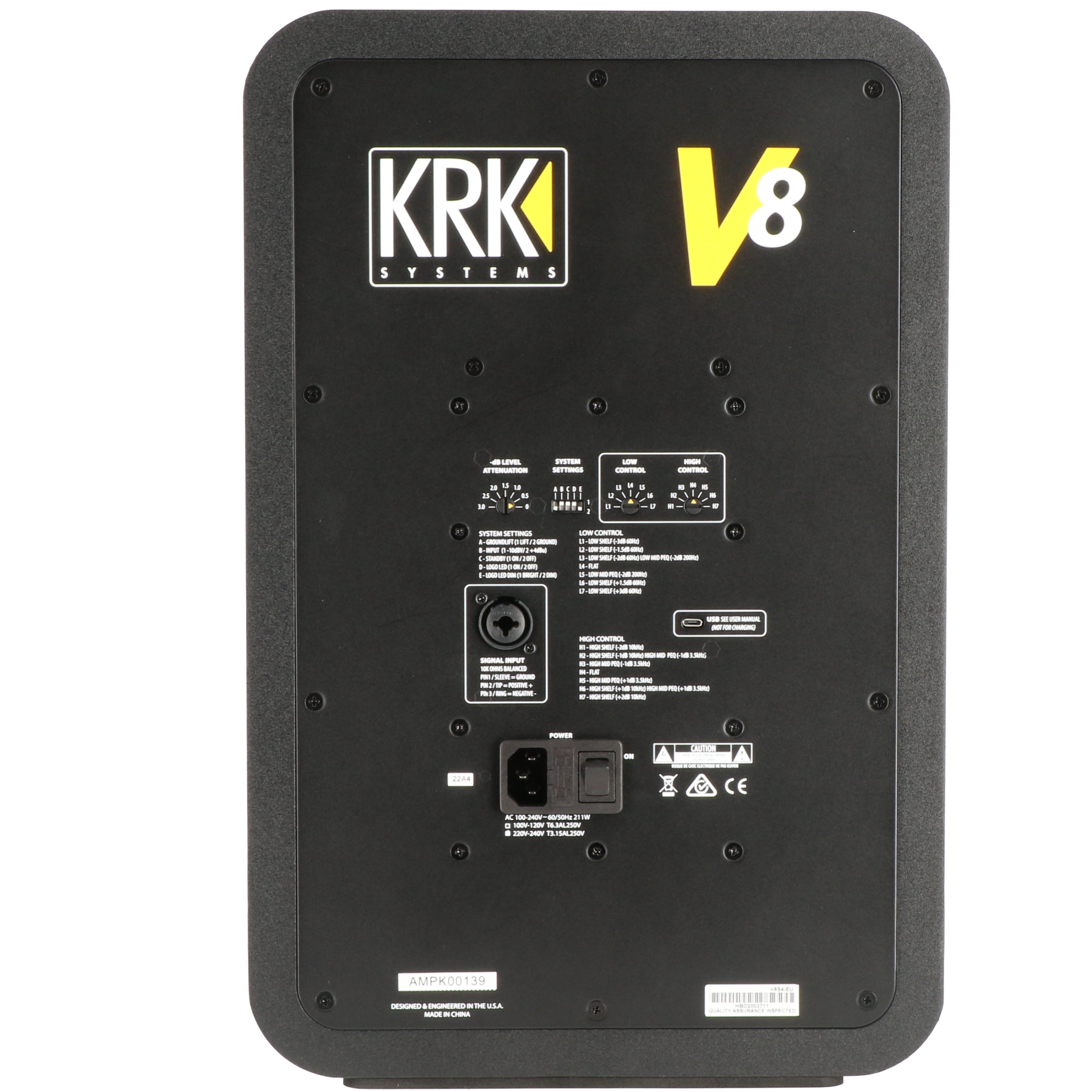 KRK V8 S4 2-weg studiomonitor (per stuk)