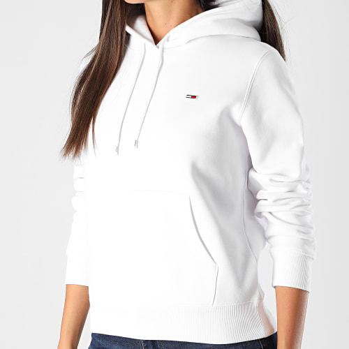 Sweat Capuche Femme Regular Fleece 9228 Blanc