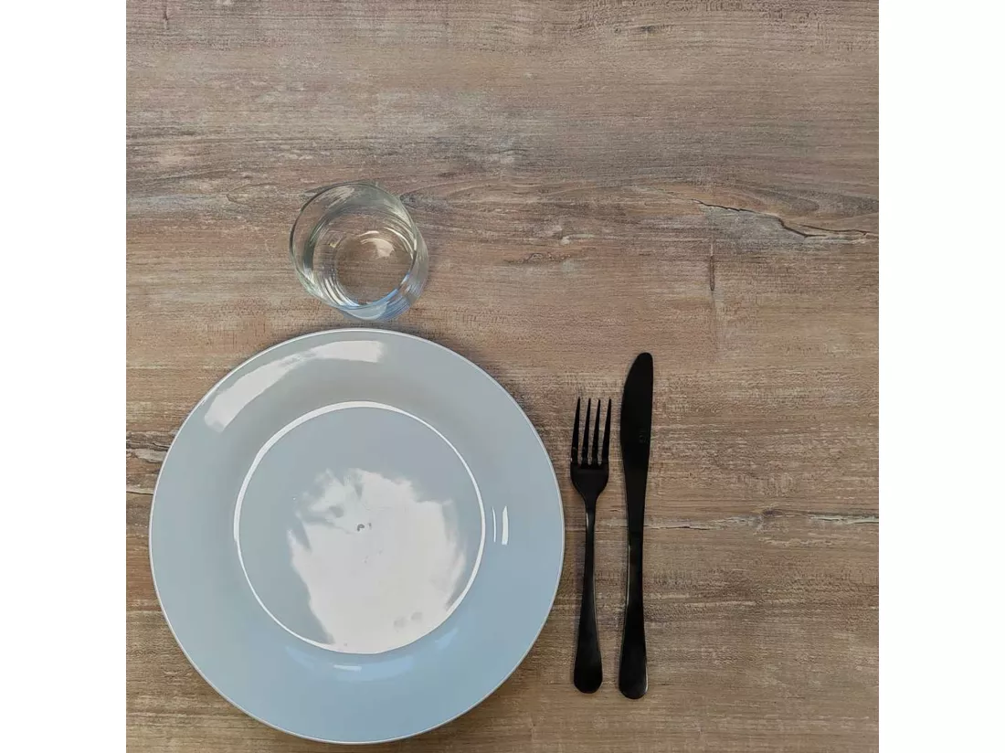 Mange-debout 60 x 60 cm - modèle Round chêne slovène