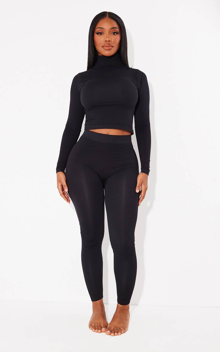 Noir Legging Taille Haute Sculptant Shape