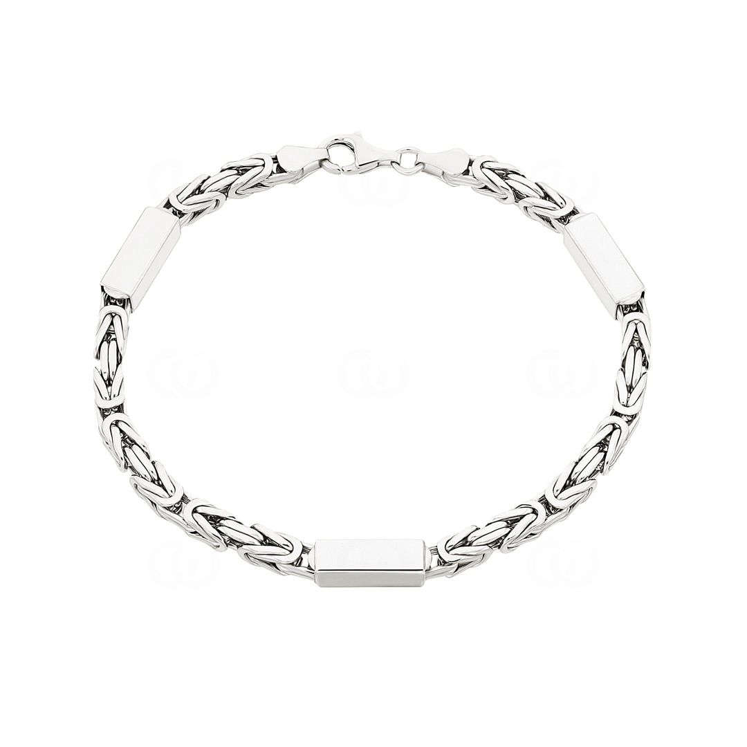 Königsarmband royal 925 Silber 5.0mm