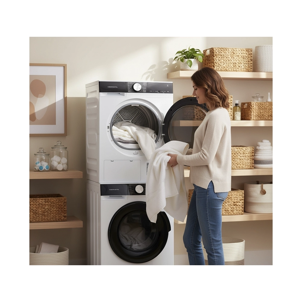 Kibernetik ComfortLine Waschturm WM 9kg A-10% / TM 10kg C Weiss