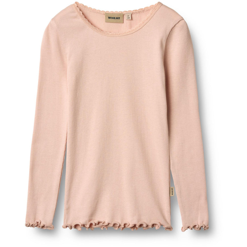Køb Wheat Powder Rib Bluse L/S Reese