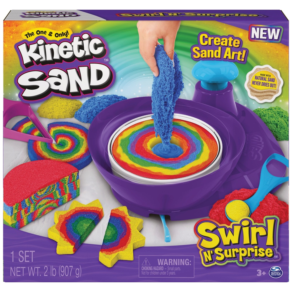Kinetic Sand Swirl 'n Surprise Set