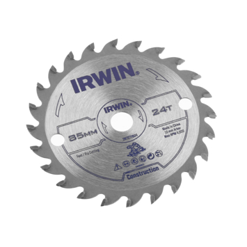 Irwin cirkelzaagblad Ø85 mm met asgat 10mm, vertanding 24T
