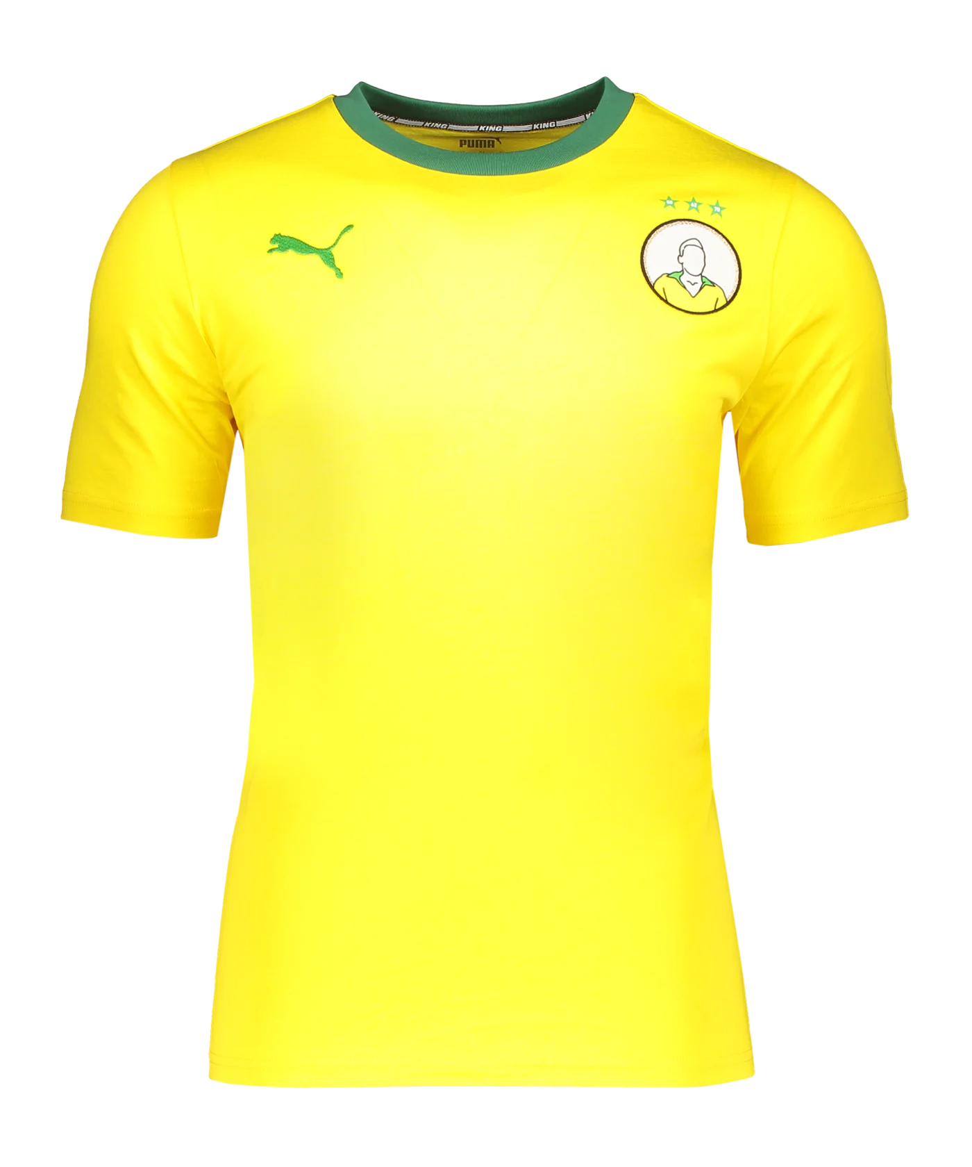 PUMA KING Pele T-Shirt Gelb Grün F10