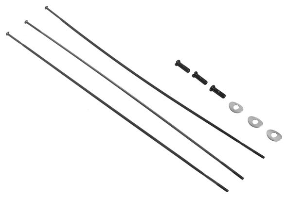 Kit de 3 Rayons Zipp Cx Ray 232mm Noir