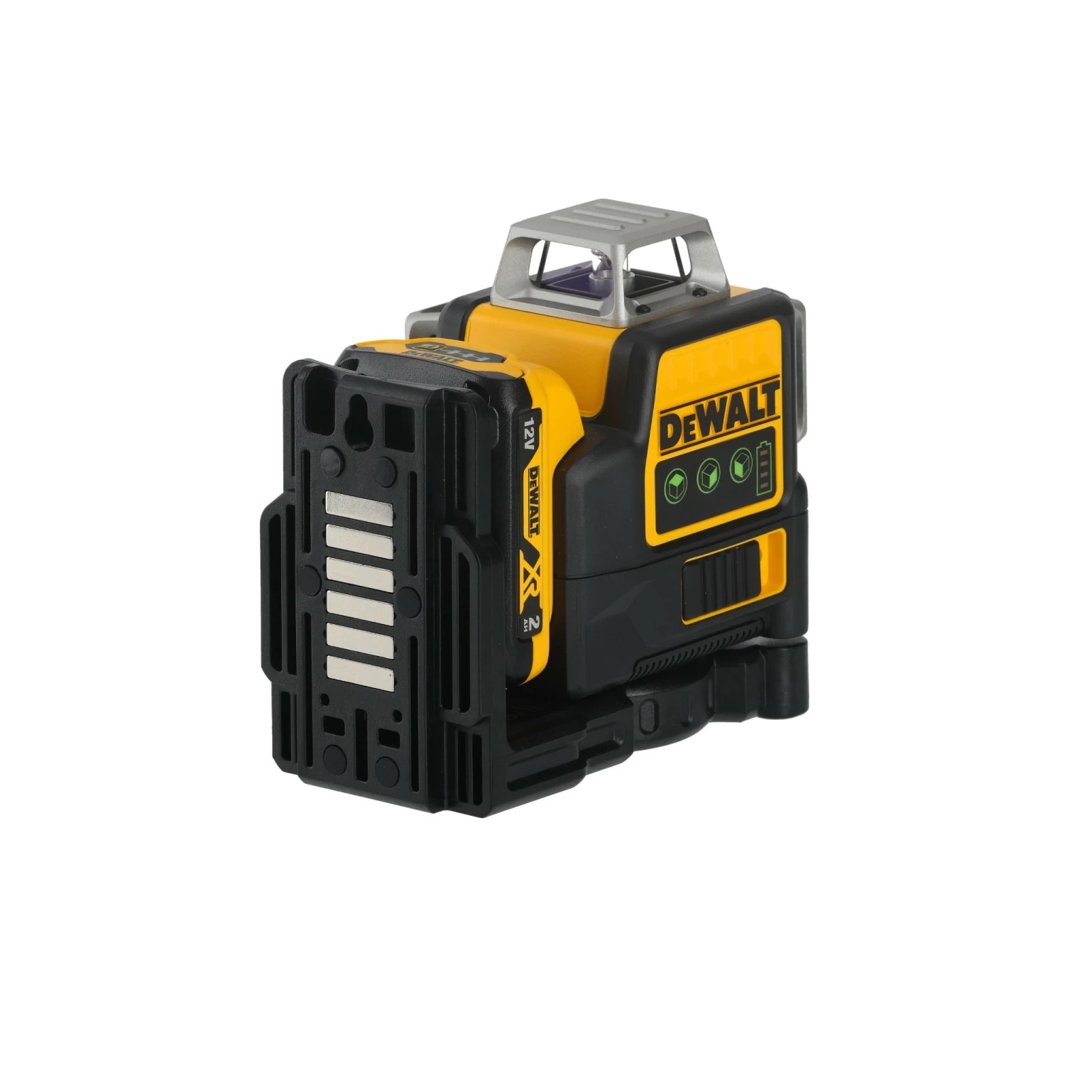 DeWALT DCE089D1GTRID 10.8V Li-Ion accu zelfnivellerende kruislijnlaser set (1x 2.0Ah accu) in koffer - 3 lijnen - 30m - groen
