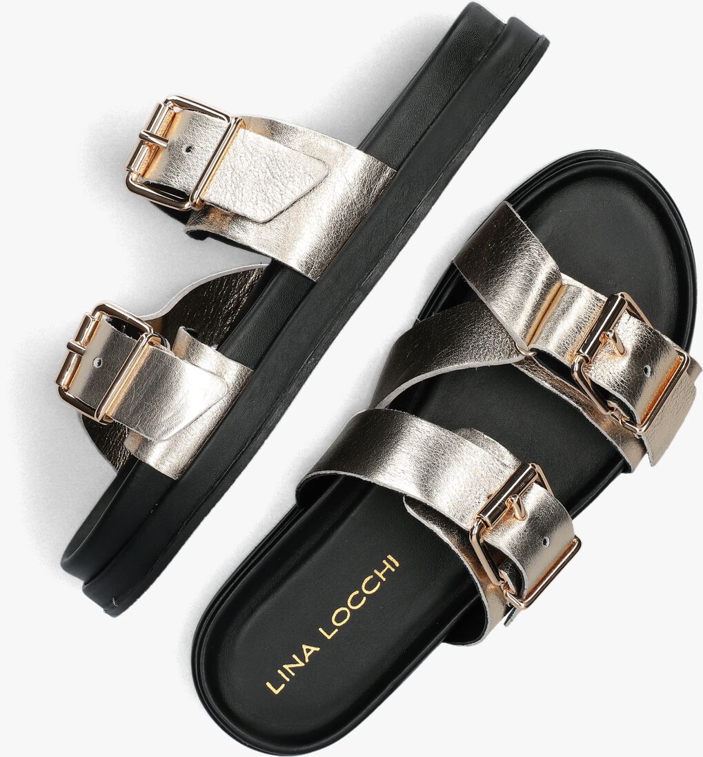 gouden lina locchi slippers led 2 band slipper dz