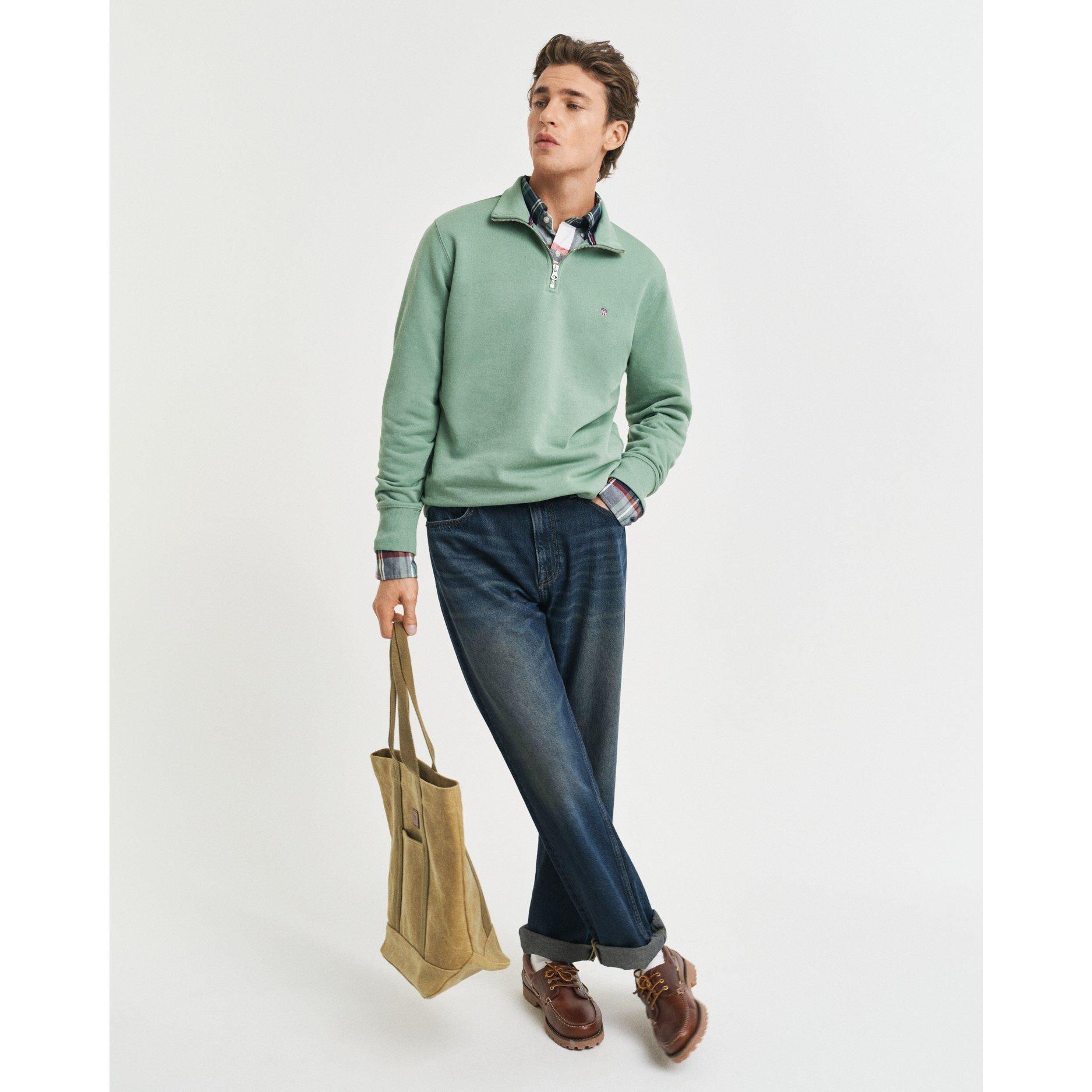 Gant Shield Half Zip Sweatshirt