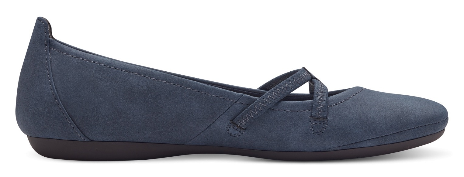Tamaris Ballerina »Caterina«  Flats, Festtagsmode, Slipper mit Gummizugriemchen