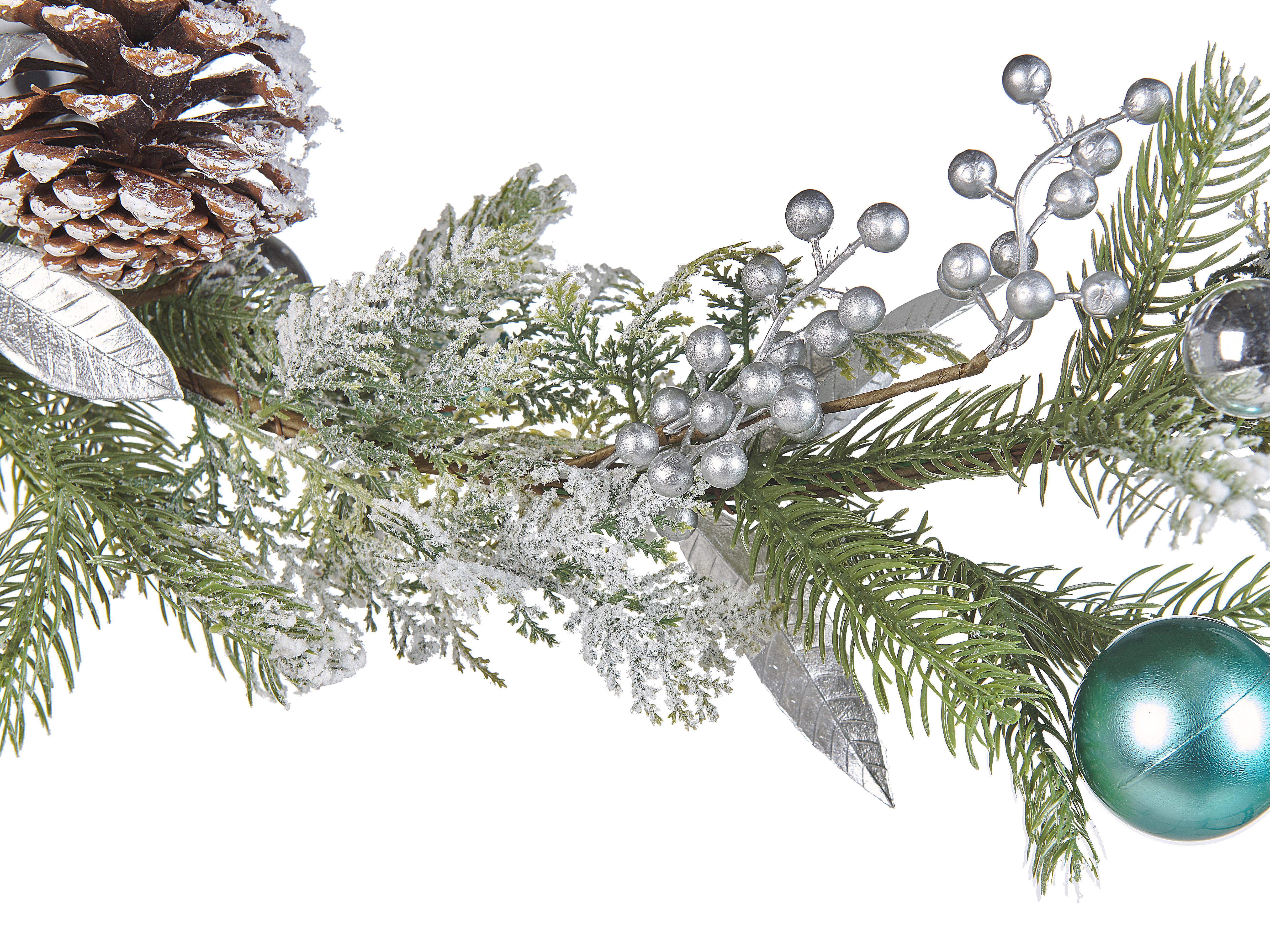 Kerstguirlande LLEIDA 150 cm Zilver