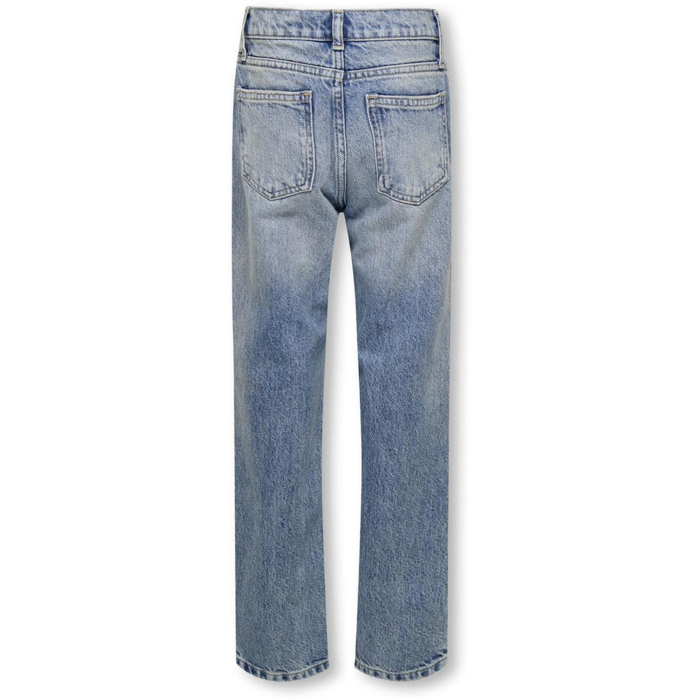 Køb kids ONLY Medium Blue Denim Kogauthentic Hw Straight Dnm Tai