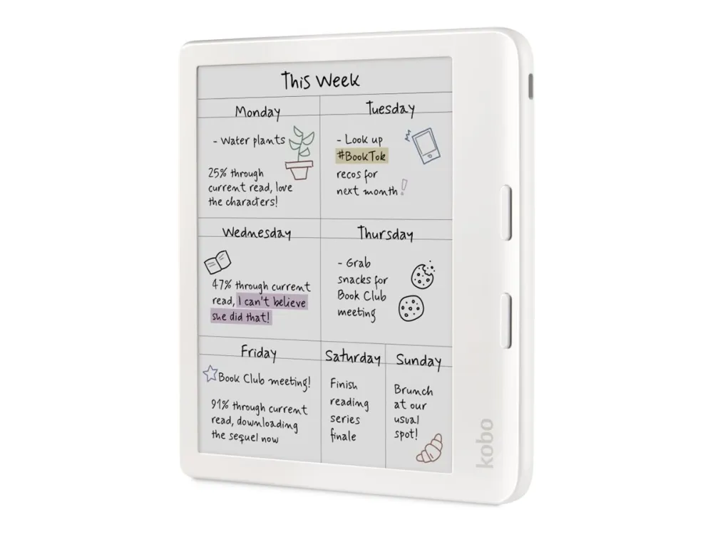 Kobo Libra Colour - eBook læser - 32 GB - 7