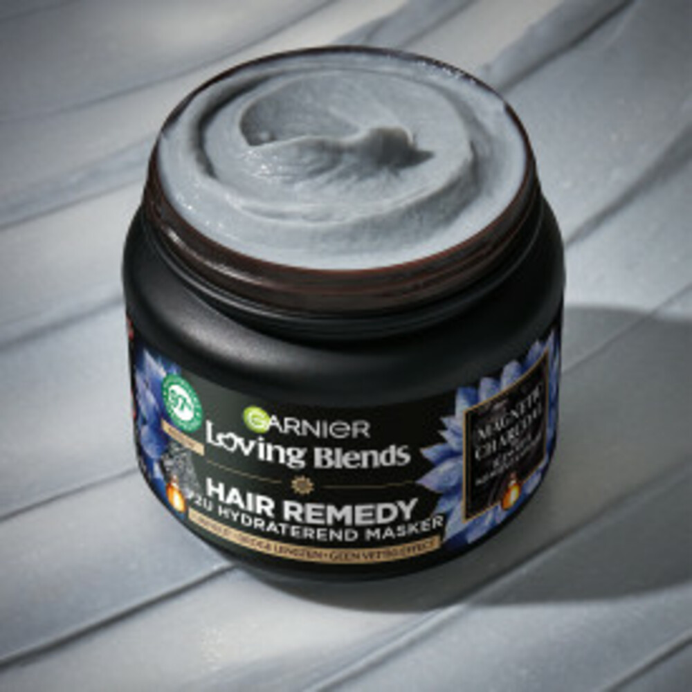 Garnier Loving Blends Magnetic Charcoal Haarmasker340 ml