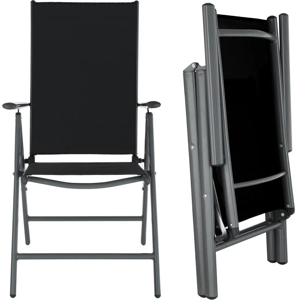 tectake Aluminium tuinset 4 1 - Antraciet