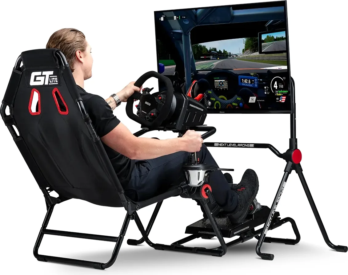 Next Level Racing Lite Free Standing Monitor Stand Supports TV