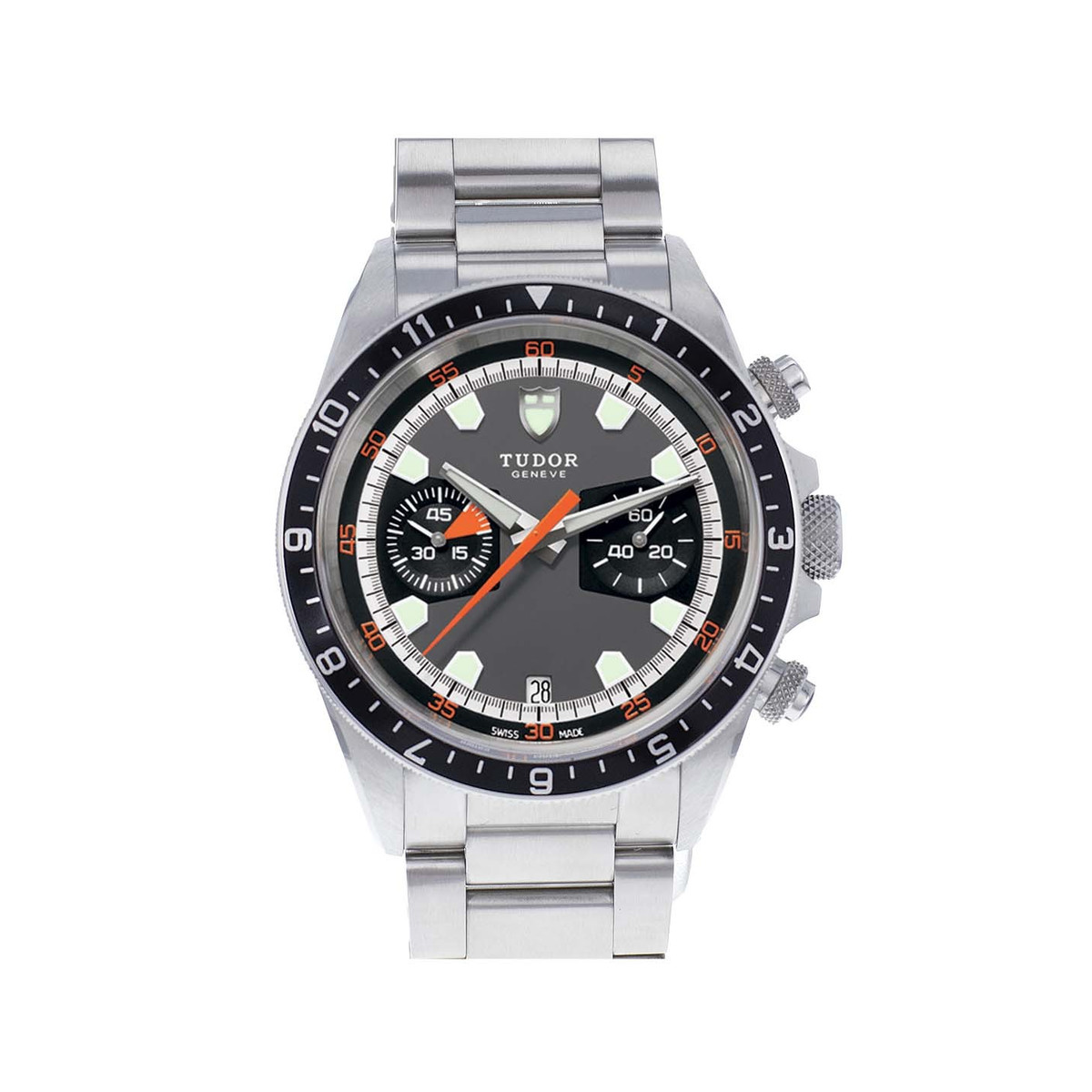 Montre d'occasion Tudor Héritage homme chronographe automatique acier
