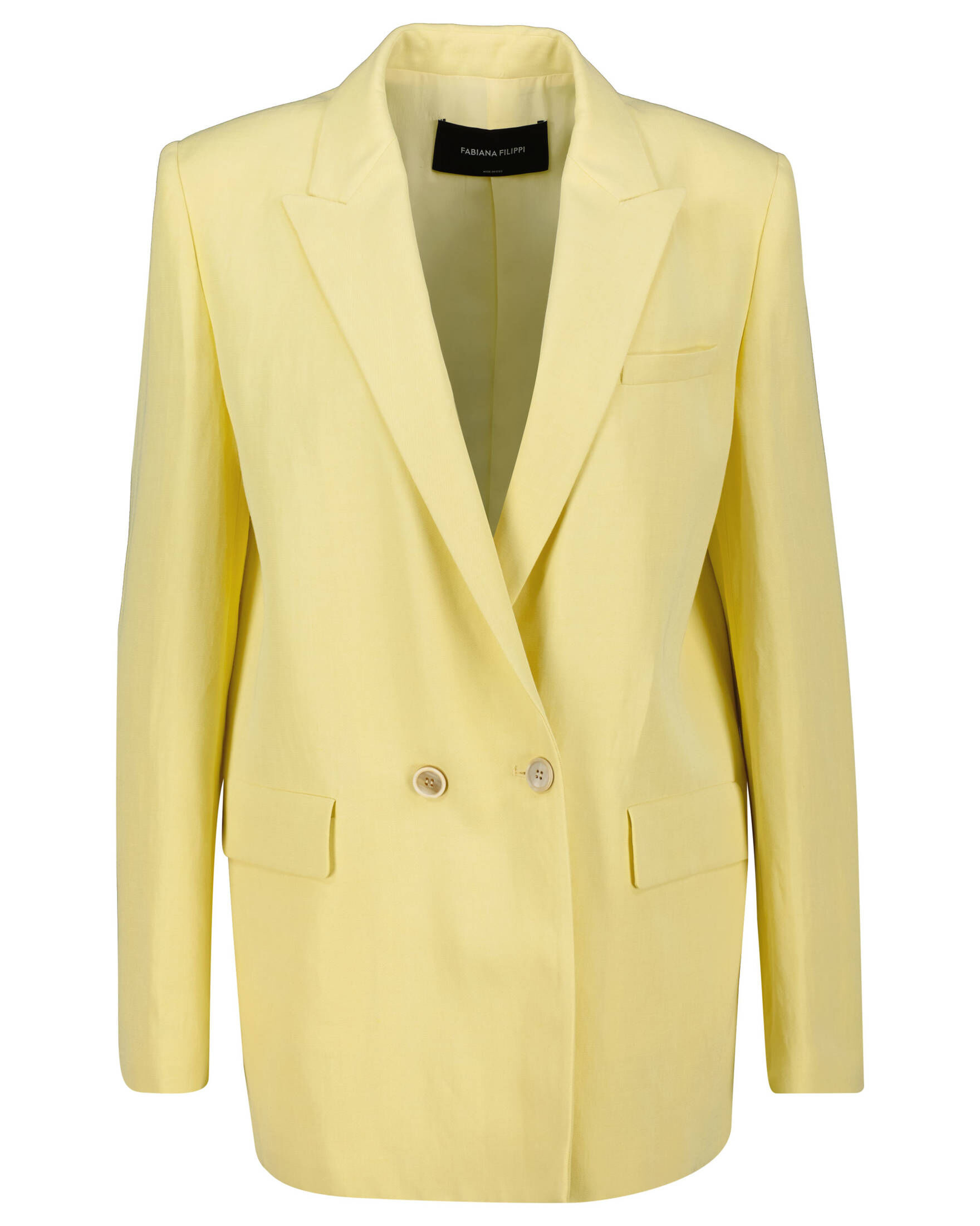 Fabiana Filippi| Damen Blazer aus Viskose-Leinenmix