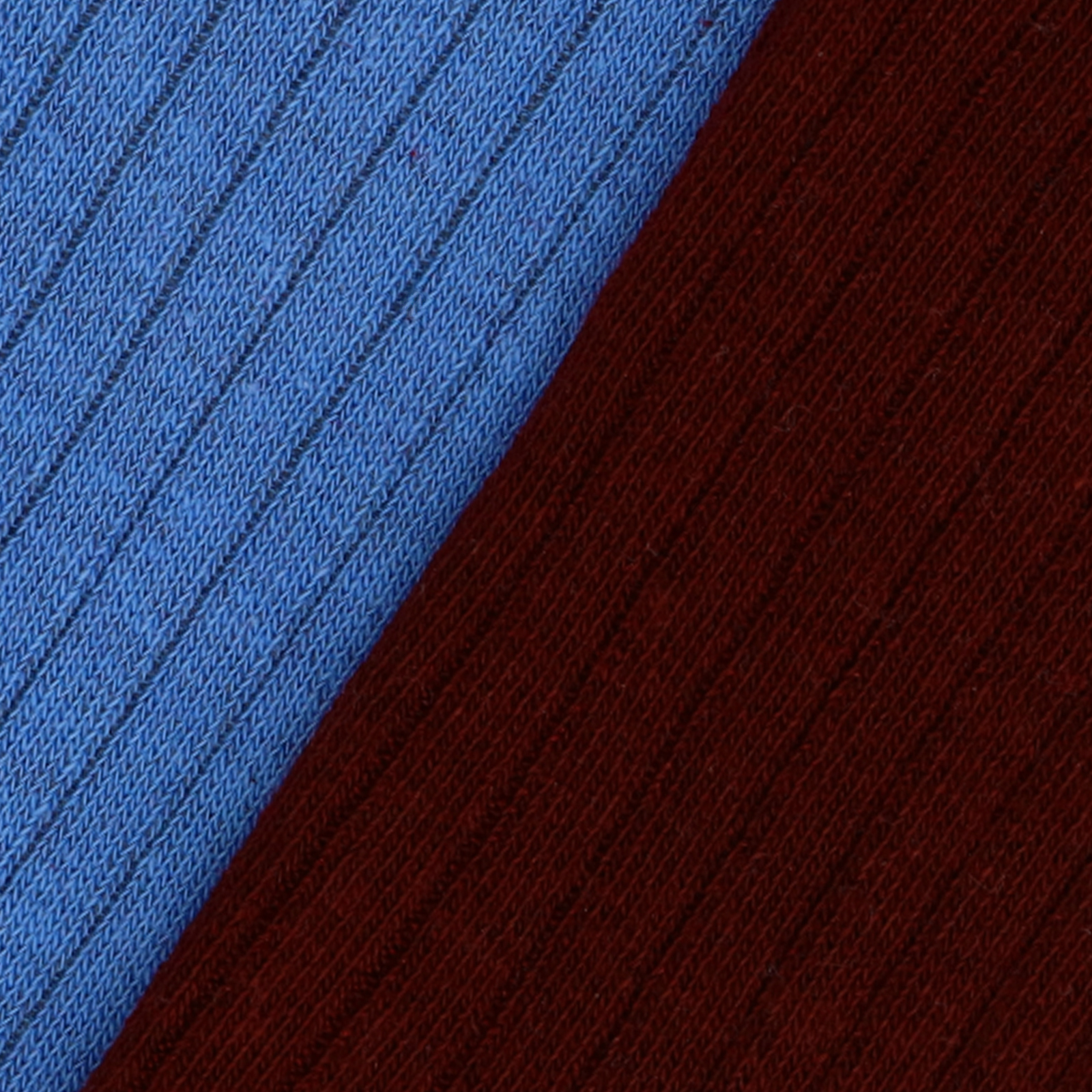 Blauw & Burgundy gestreepte 2-pack sokken
