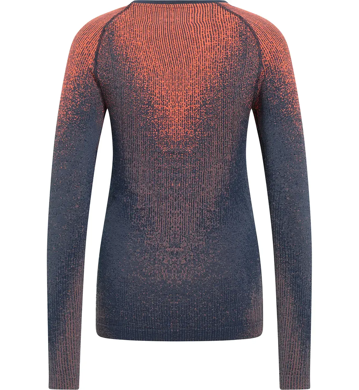 Odlo Blackcomb Eco Crew Thermoshirt Lange Mouwen Blauw/Oranje Dames