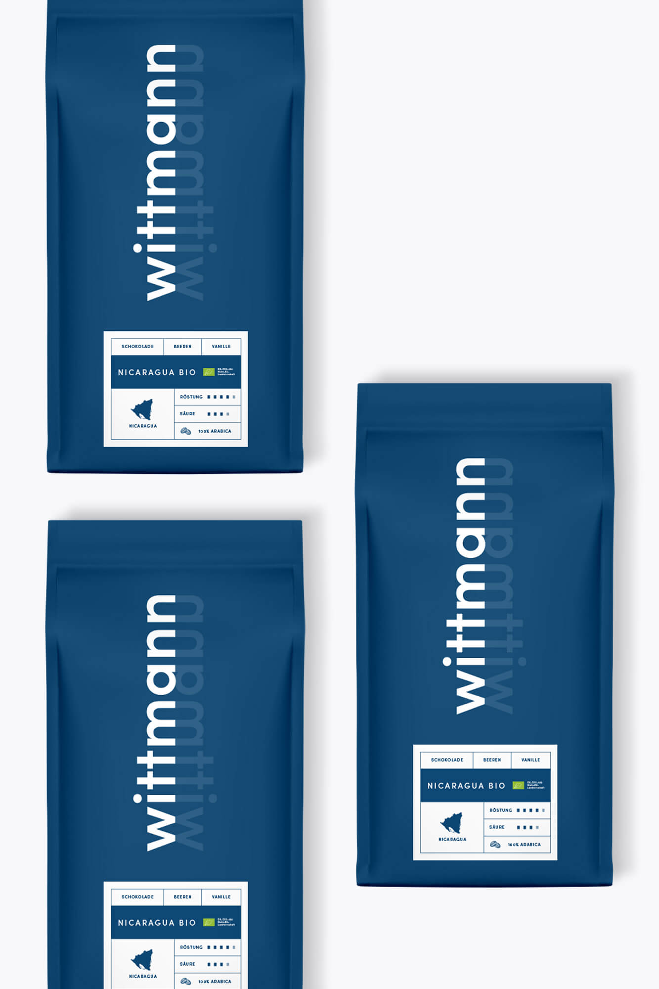 Wittmann Kaffee Nicaragua Bio Vorteilspaket 3kg