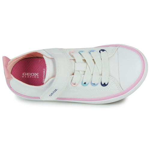 Geox - J GISLI GIRL - Blanc / Rose