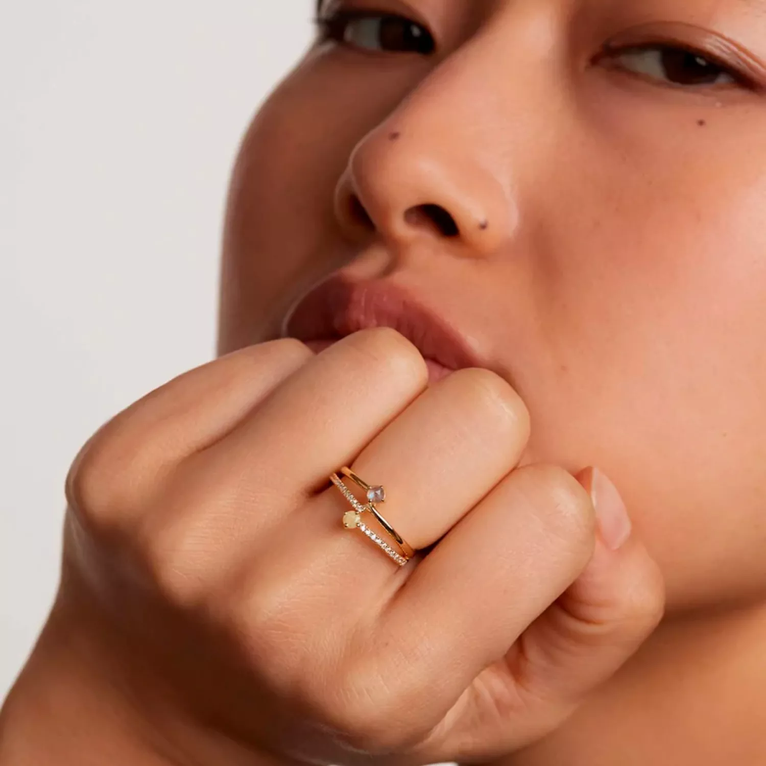 PDPAOLA Patio Ring 18 kt. Forgyldt Sølv AN01-644