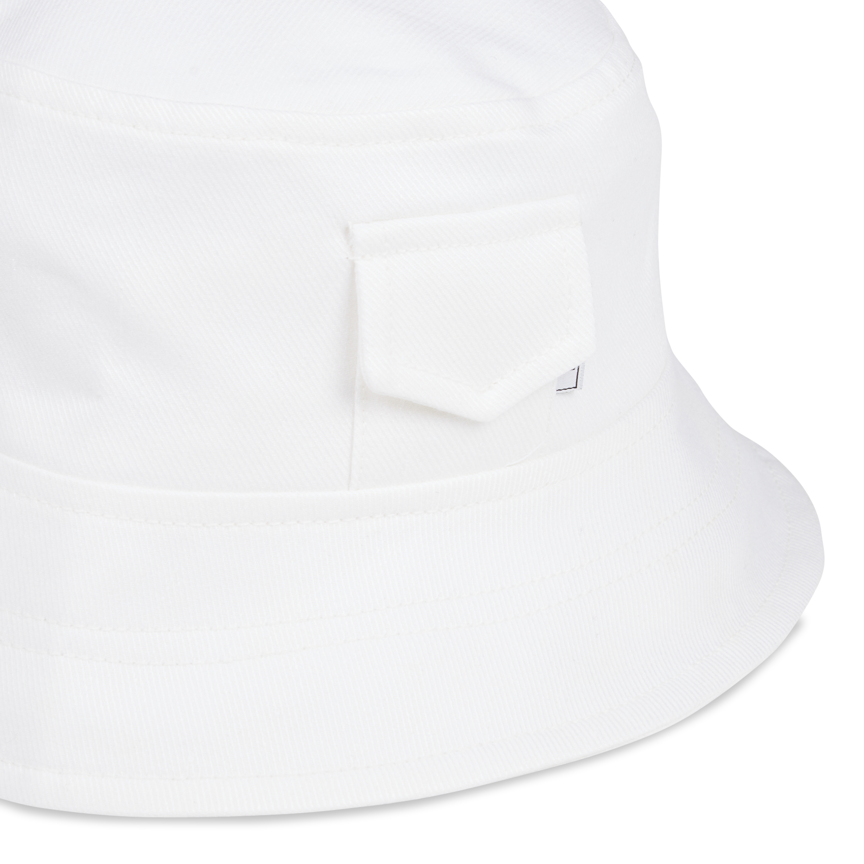 JANE - Chapeau façon bob en lin mélangé | Blanc