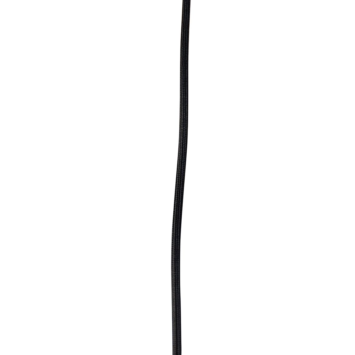 Moderne hanglamp zwart met smoke glas 5-lichts - Clayton